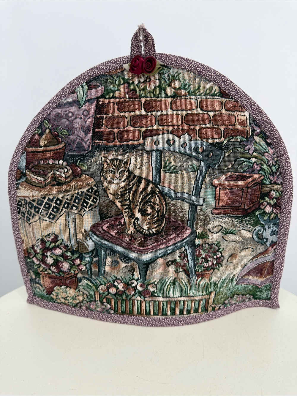 Cottagecore Teapot Tea Cozy Textured Design